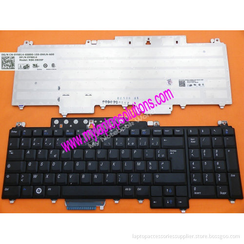 Laptop Keyboard Replacement For Dell Vostro 1700 Inspiron 1720 1721 Black Fr Nsk-d820f 9j.n9182.20f Notebook Keyboard